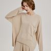 Batwing Round Neck Pullover