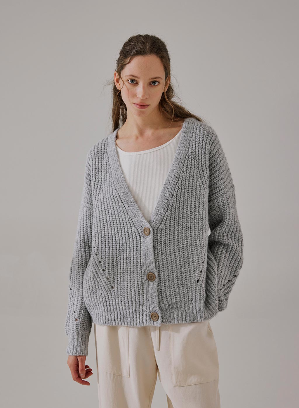 Chunky-Knit Cardigan