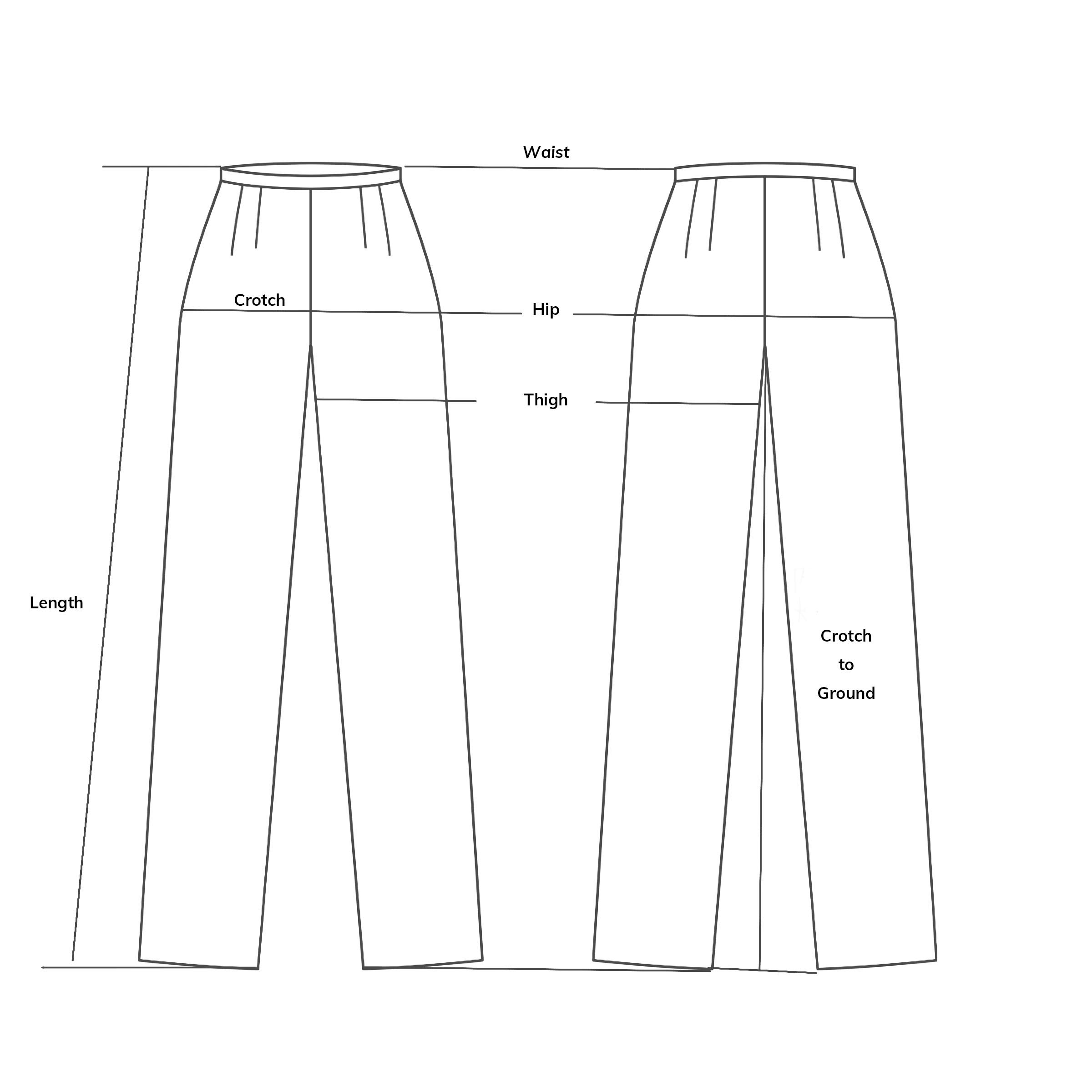Buttoned-Outseam Pants