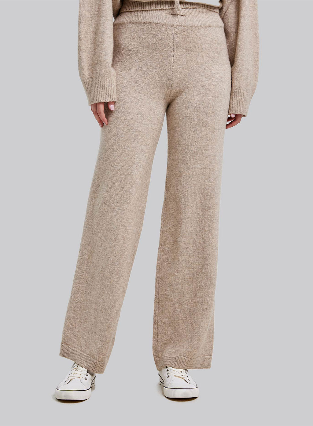 Straight-Leg Cashmere Trousers