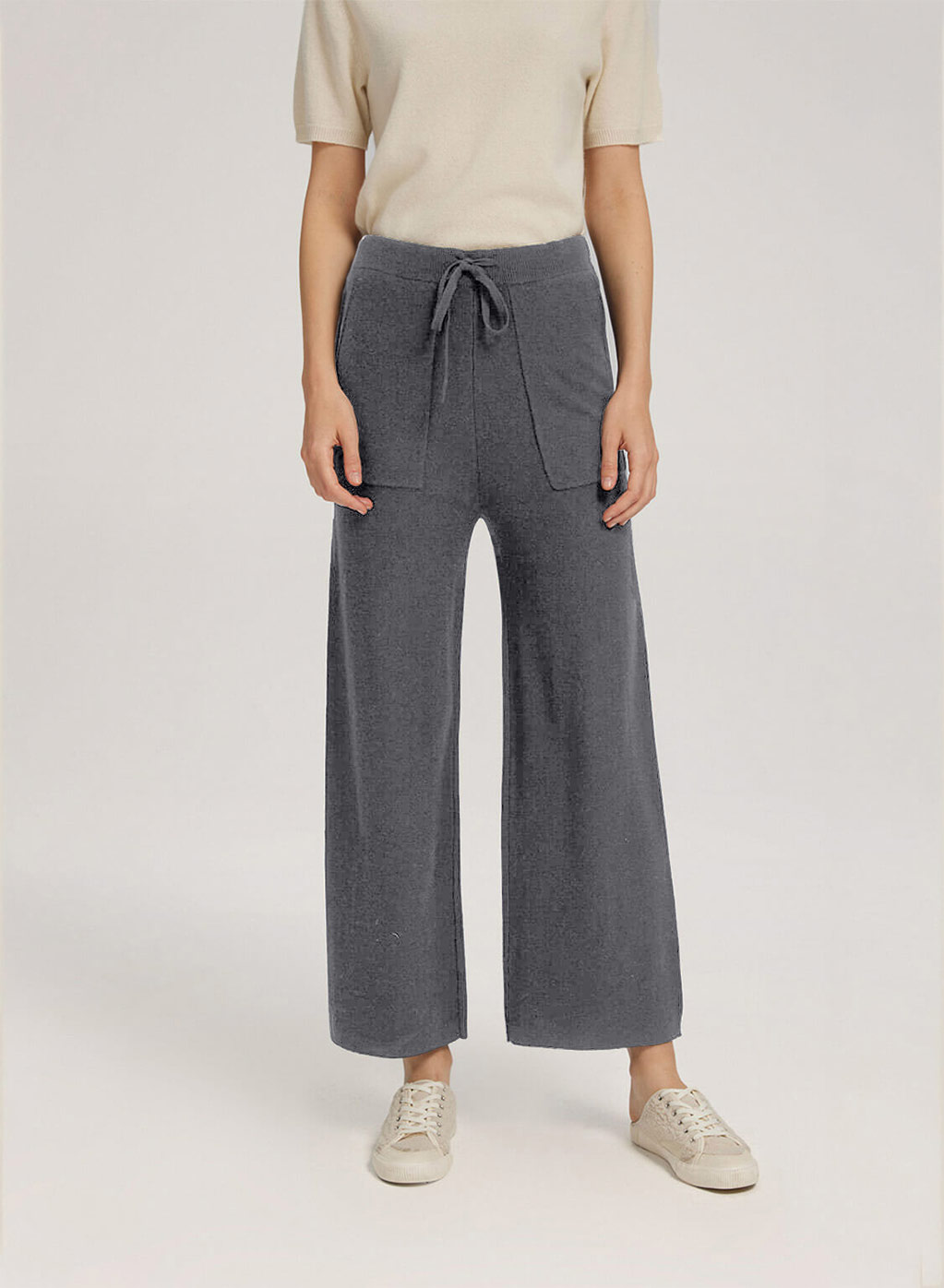 Wool-Cashmere Trousers